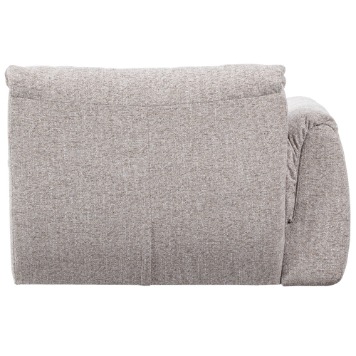 WOOOD 1-zits met arm links Baggy - Geweven Stof - Naturel - 81x114x101 - vtwonen shop