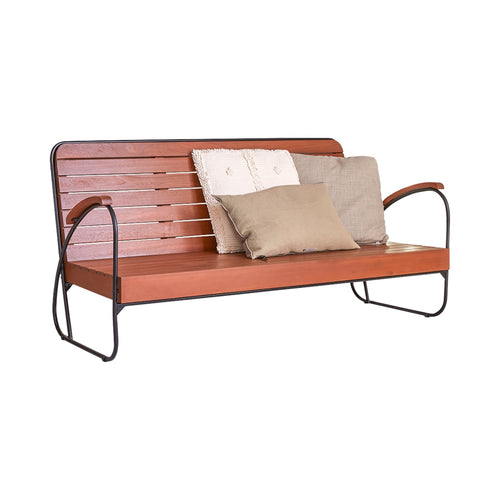 Tikamoon 3-zitsbank van massief acacia - Naturel