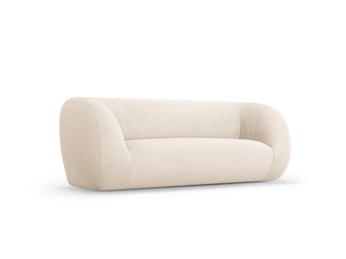 Cosmopolitan Design Bank Essen 2-zits, boucle, beige - 95x210x86cm