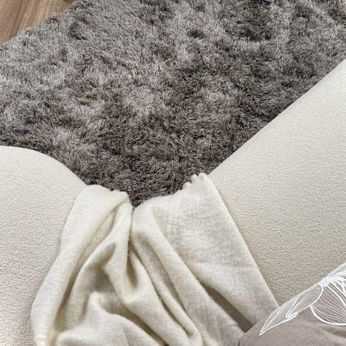 Hoogpolig vloerkleed Nika antraciet polyester - Interieur05 - 230 x 160 cm - vtwonen shop