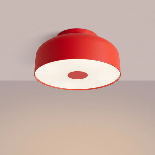 Sollux Lighting Plafondlamp OMIQ rood - 30x30x15cm