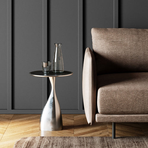 Kare Design Bijzettafel Spacey Ø36cm zilver - vtwonen shop