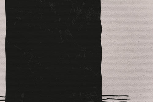 Canvas 60x40 Afdruk Zwarte Borstel - vtwonen shop