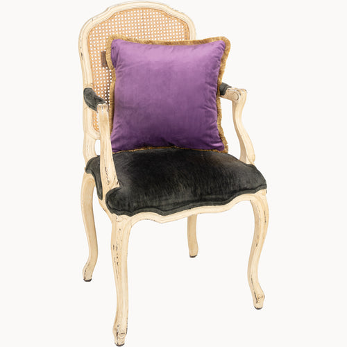 Besarto, draadloos Warmtekussen, Carino lila met franje - vtwonen shop