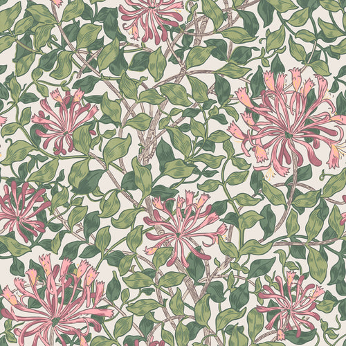 William Morris at Home Vliesbehang - Honeysuckle Blossom - 1000x52 - vtwonen shop