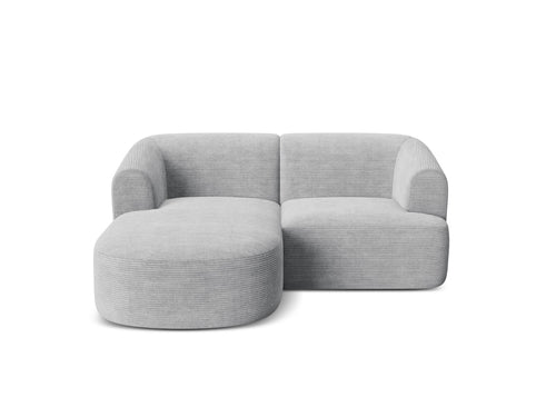 Cosmopolitan Design Modulaire hoekbank links Campi 3-zits, ribfluwelen geld - 156x180x70cm