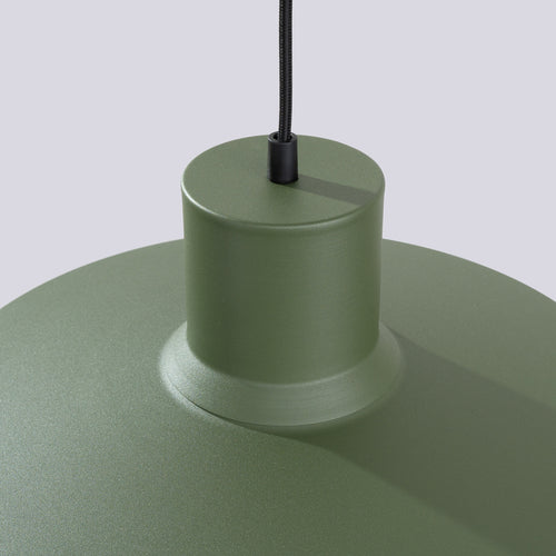 Sollux Lighting Hanglamp BILO olijfgroen - 35x35x120cm