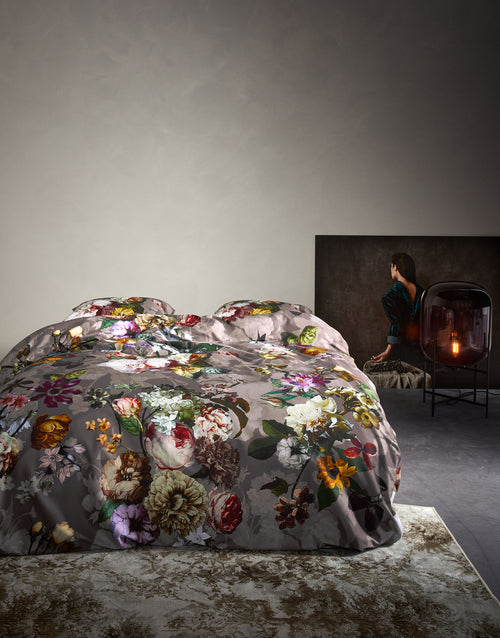 Essenza Fleur dekbedovertrek - Tweepersoons – 200x200/220 cm - Taupe