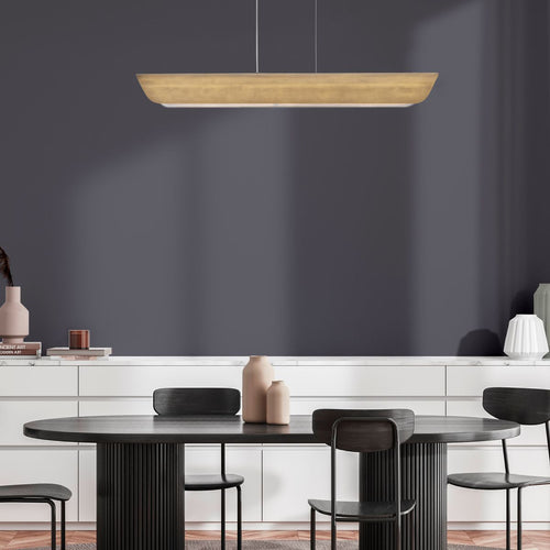 LED-Deckenleuchte, Bar, Pendelleuchte, zeitgenössisches Erbe, Messing, 3000 K