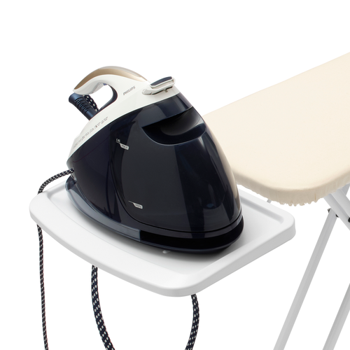 Brabantia Strijkplank B, 124x38 cm, solide stoomunithouder, PerfectFlow - Bubbles
