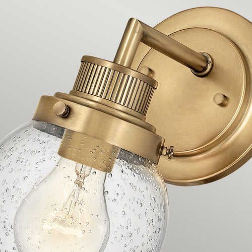Elstead Hinkley Poppy Badkamer Wandlamp Heritage Messing, IP44