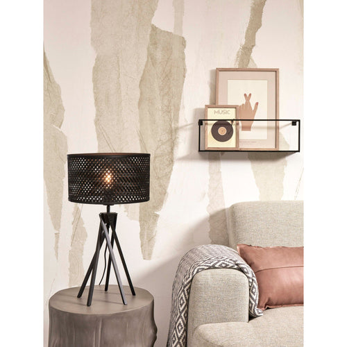 GOOD&MOJO tafellamp Java - zwart - Ø32cm - vtwonen shop