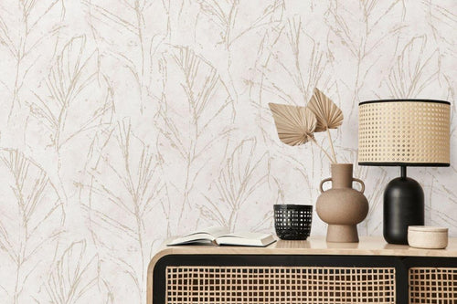 Erismann behang effen zand beige - 53 cm x 10.05 m - 661508 - vtwonen shop