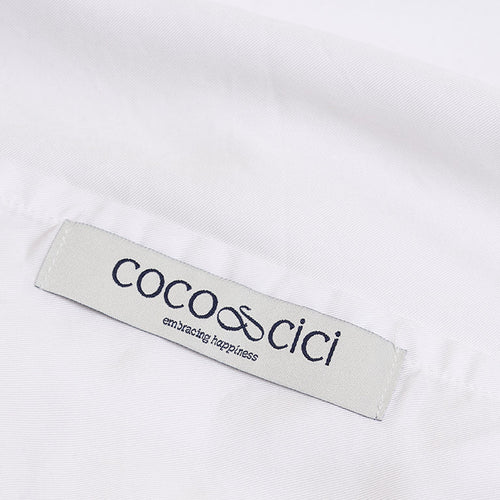 Coco & Cici - TENCEL Twill Kussensloop Wit - 1 kussensloop 50x60