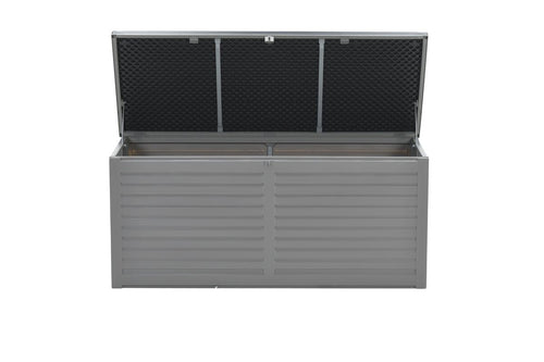 Primo kussenbox - kunststof - 490L - 146x61 cm - donkergrijs - zwart - vtwonen shop