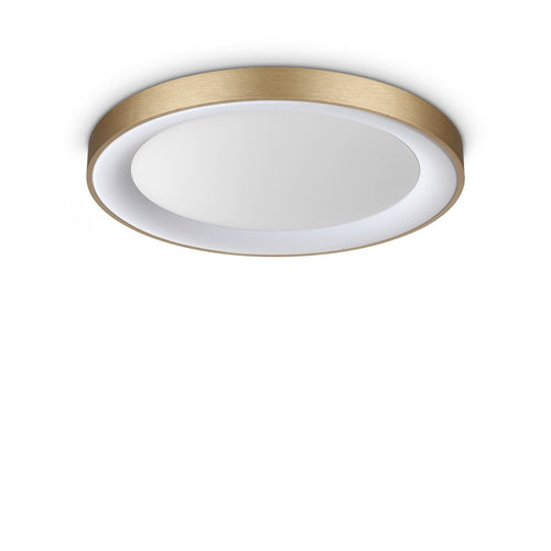Ideal Lux PLANET 60 cm geïntegreerde LED-plafondlamp, messing, 2650lm, 3000K
