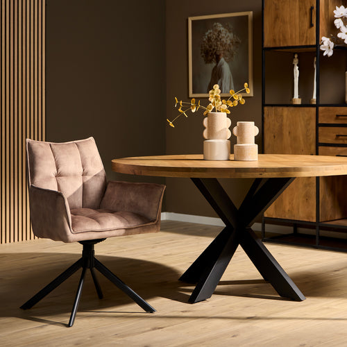 Starfurn  eetkamerstoel Dani - beige - 58x67x64cm - vtwonen shop