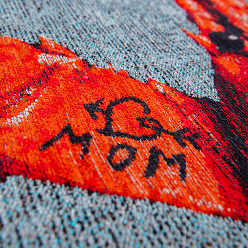 Louis De Poortere vloerkleed Steam Red - grijs - 200x280cm