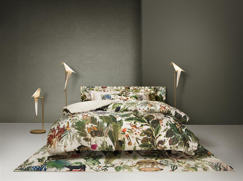 MOOOI dekbedovertrek Menagerie - 140x200/220 cm - ivoor - vtwonen shop