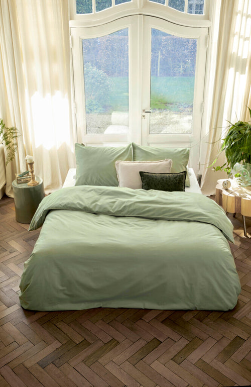 Walra - Dekbedovertrek Sweet Softy - 260x220 cm - Groen