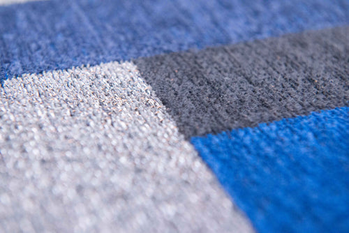 Module vloerkleed 9207 Weimar Blue - Blauw - 240 x 240 cm