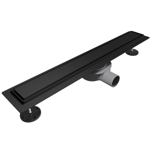 LOMAZOO douchegoot Nilo - mat zwart - 70 cm