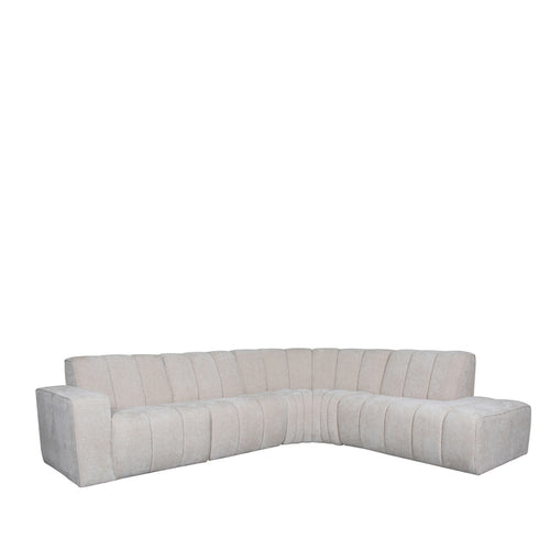 LABEL51 Hoekbank Vitoro Rechts - Naturel Stof - 302x253x82cm