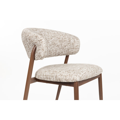 Housecraft Living Patti Eetkamerstoelen Gemêleerd Bruin - Set van 2