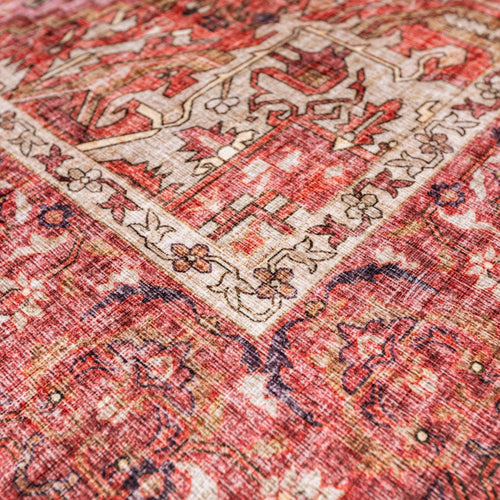 Interieur05 Vintage vloerkleed Evora Roze/Rood