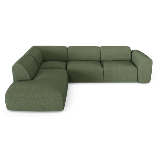 Sia Home - Hoekbanken links MYRA - Geweven stof - Olijfgroen - 269cm - vtwonen shop