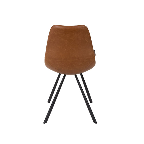 Dutchbone Franky Eetkamerstoelen Zwart FR - Set van 2 - vtwonen shop