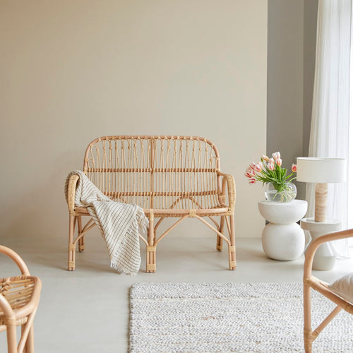 Tikamoon Ondine - Natuurlijke rotan bank - Naturel - vtwonen shop