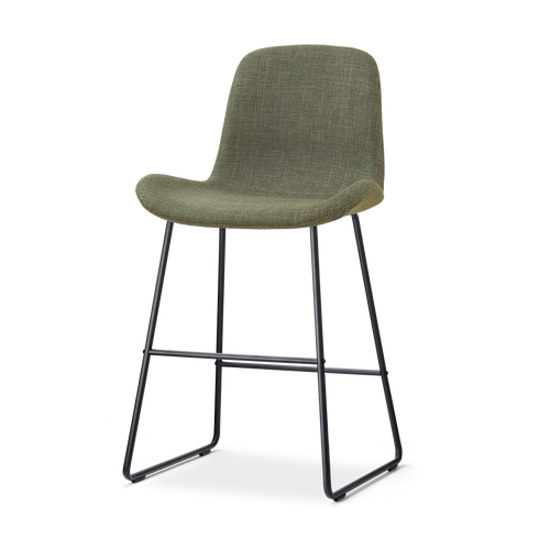 Nolon Nino-Fé barkruk forestgroen - zwart onderstel - 65 cm - vtwonen shop