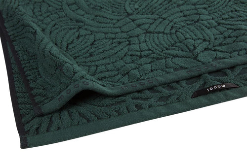 MOOOI Dodo Pavone - Douchehanddoek - Donker Groen - 100x150 / 40x49 Inch cm