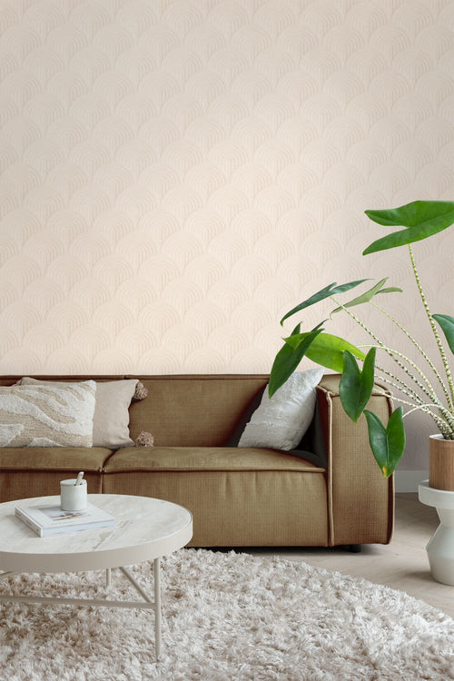 ESTAhome behang 3D-motief lichtbeige - 53 cm x 10.05 m - 131106