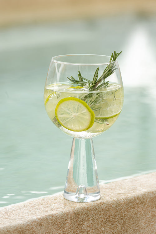 J-Line wijnglas Dean - glas - transparant - 4 stuks - vtwonen shop