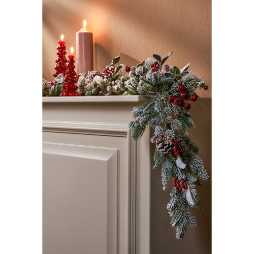 Mica Decorations Belfort Guirlande - L178 cm - Groen