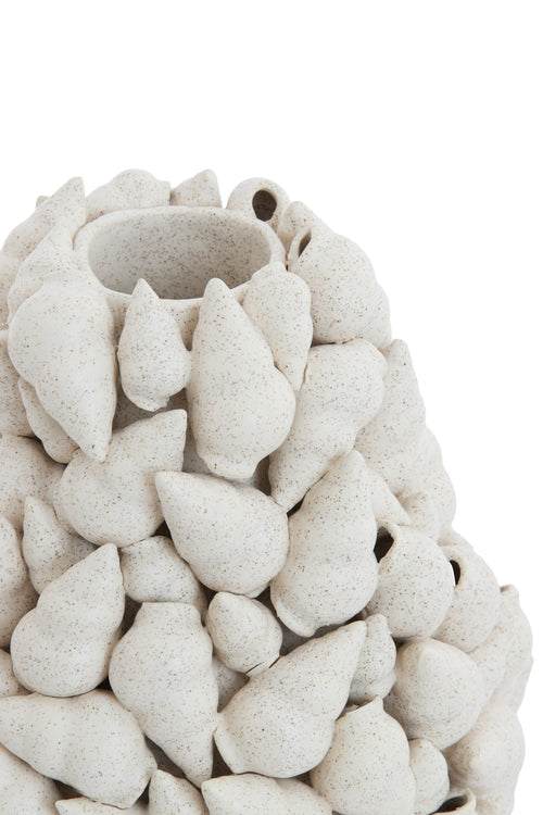 Light & Living vaas GEORGIA - Ø19x22cm - wit - vtwonen shop