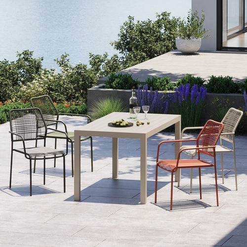 Kare Design Tuintafel Madagascar 140x80cm beige