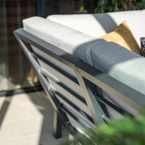 Garden Impressions loungeset Coba 4-delig donker grijs - valley sand