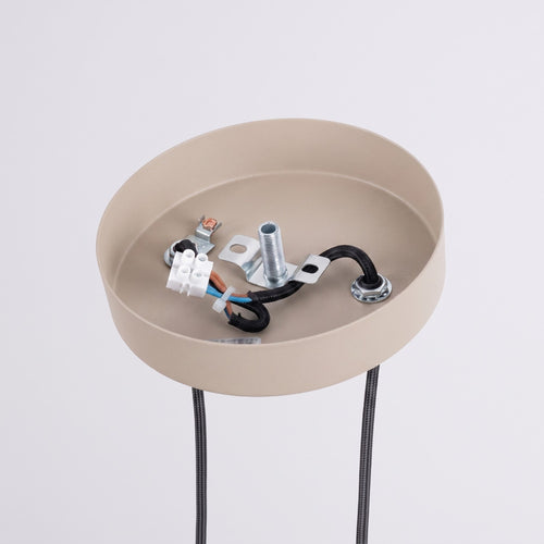 Sollux Lighting Hanglamp ARCHE 2P taupe - 15x15x118cm