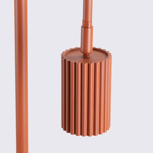 Sollux Lighting Vloerlamp KARBON 1 rode oker - 30x30x160cm
