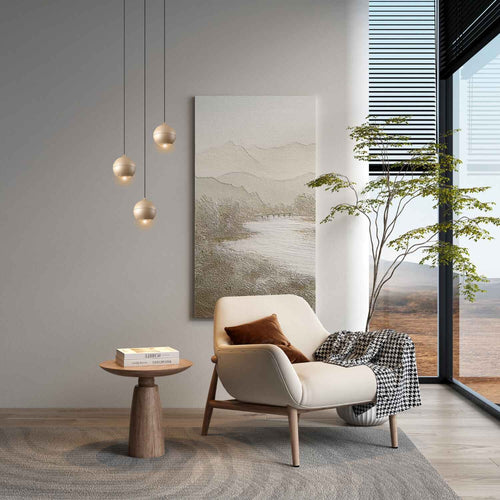 Artdelight hanglamp Miami - 1 lichts - 10  x  200   cm - champagne - vtwonen shop