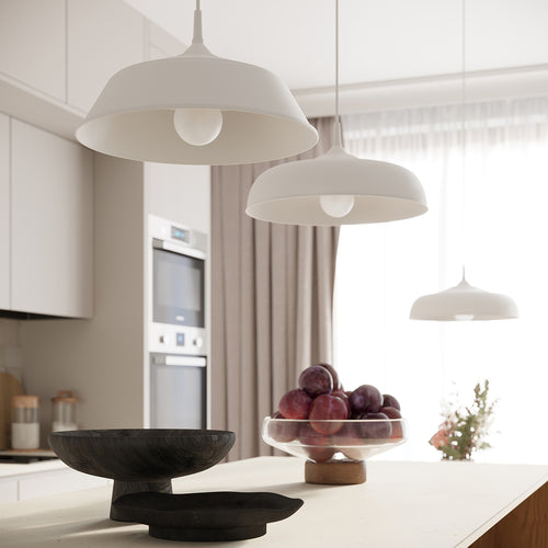 Sollux Lighting Hanglamp GINA wit - 38x38x74cm