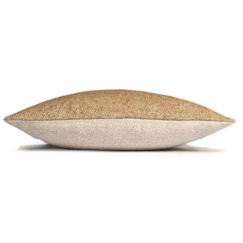 Malagoon kussen - camel beige dubbelzijdig - 50x50cm gerecycled wol