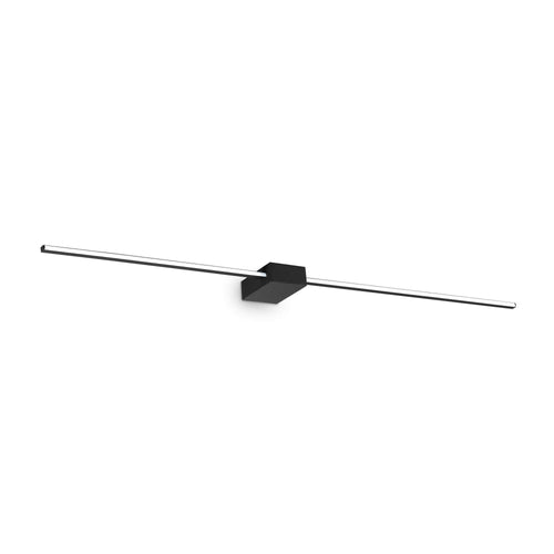 Ideal Lux THEO 2-lichts geïntegreerde LED-wandlamp Zwart 1350Lm 3000K