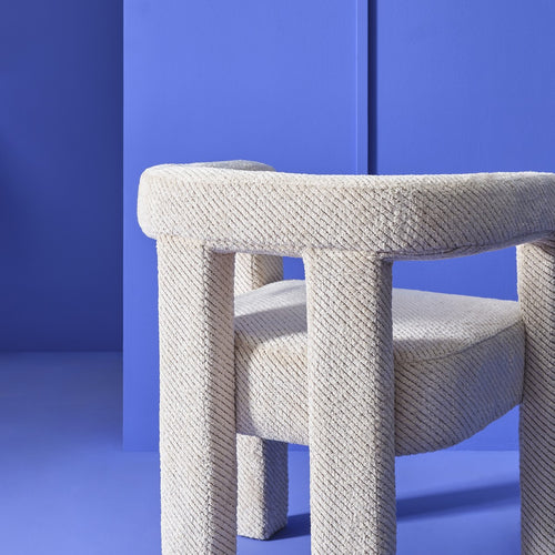 Signature - TAPISSIER Fauteuil - Ecru - 53x63x72 cm