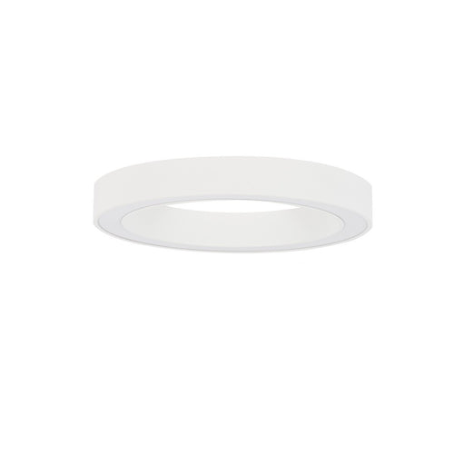 Merano Hartford Geïntegreerde LED Semi Flush Light Sandy White Aluminium LED 50W 3317Lm 2700K - 4000K + Afstandsbediening