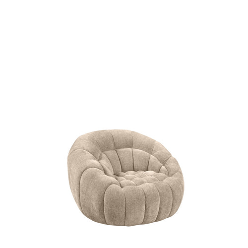 LABEL51 Fauteuil Cloud - Beige Stof - Draaibaar - vtwonen shop