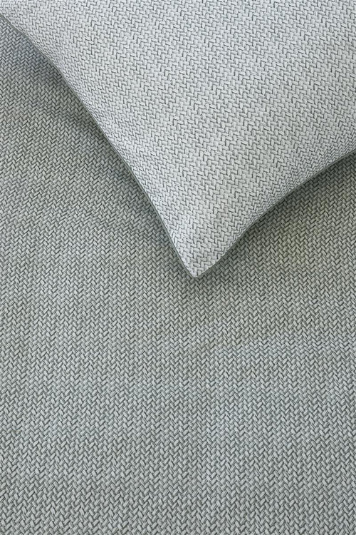 Riviera Maison dekbedovertrek Twisted - 240x200/220 cm - grijsgroen